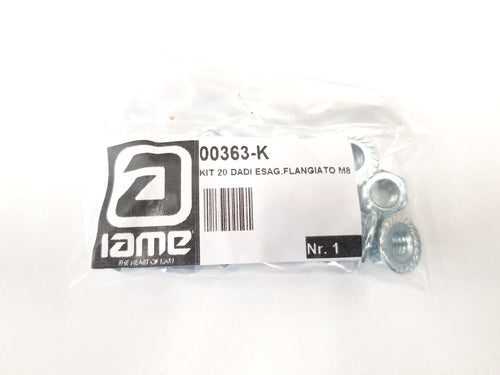 03 - 00363 Kit 20 Flange Nuts M8