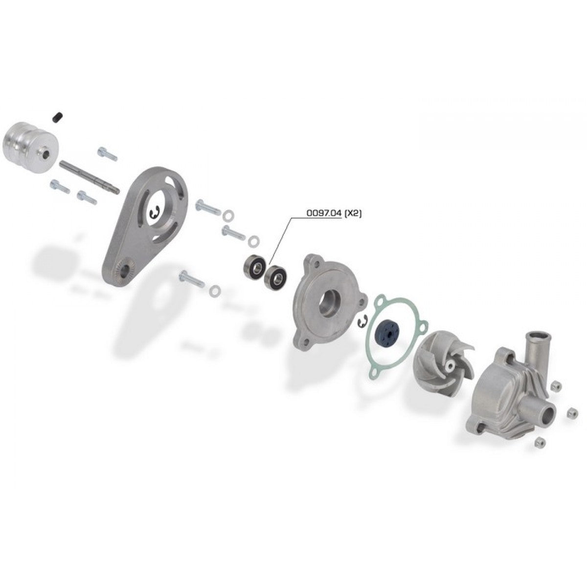 WATER PUMP BEARING 0097.04