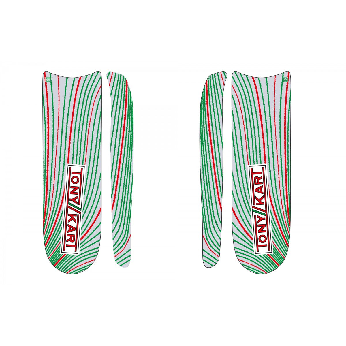 TONY KART 2025 M10 BODYWORK STICKER KIT - OK/KZ