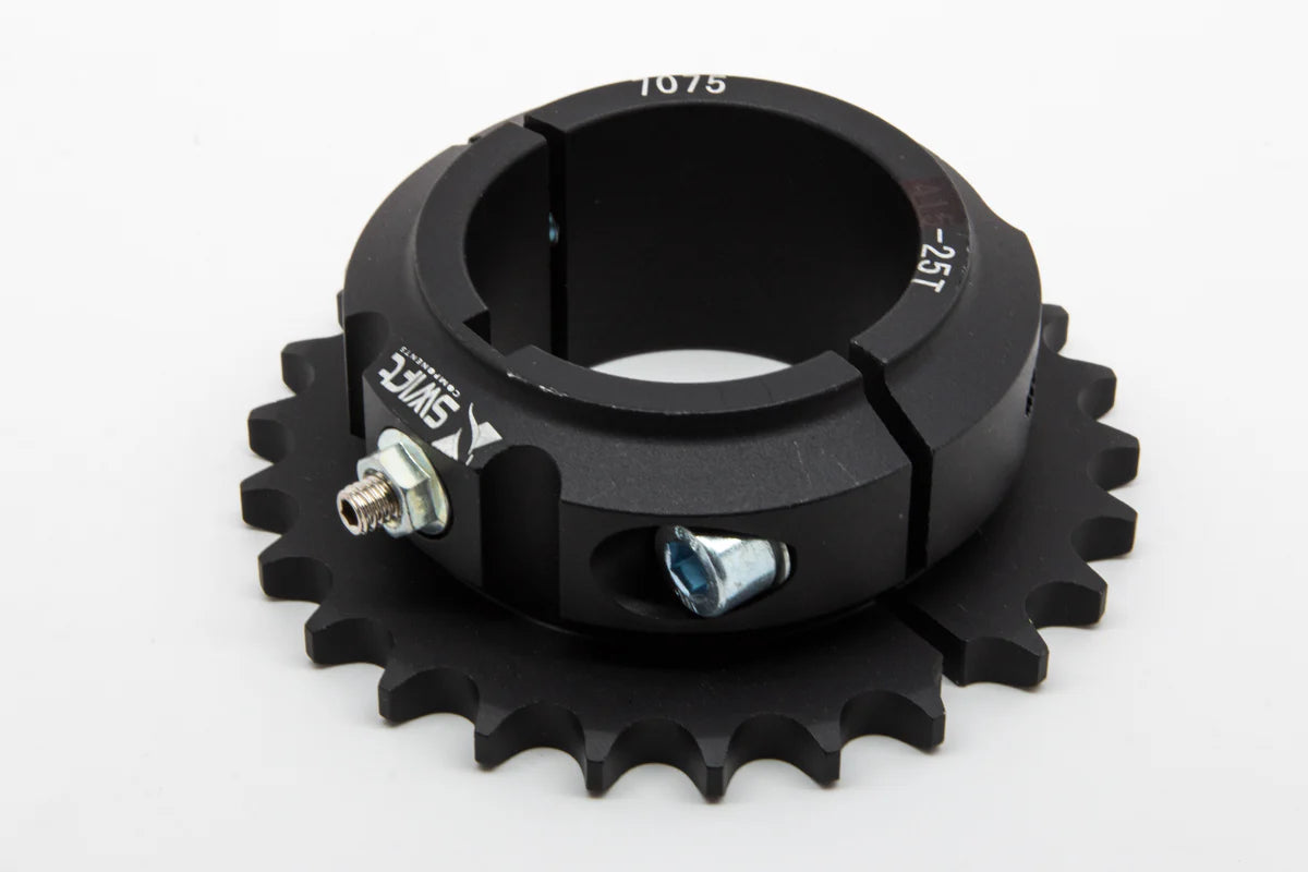 23T SWIFT AXLE SPROCKET 50MM #428 2-PIECE ALUM