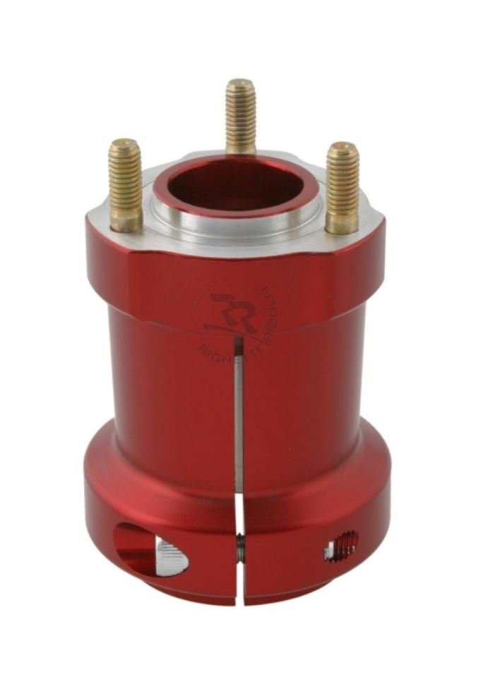 ALUMINUM REAR HUB 50 x 95 - RED