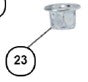 VIPER HIGH SELF-LOCKING FLANGED NUT M10