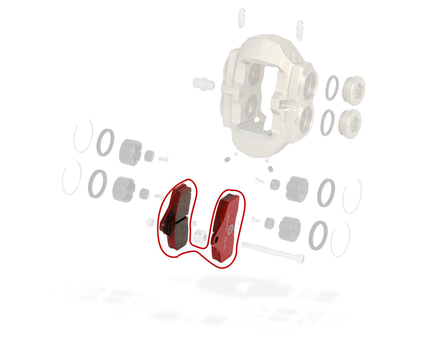 FRONT BRAKE PAD BSS - BSM4 0100.G2