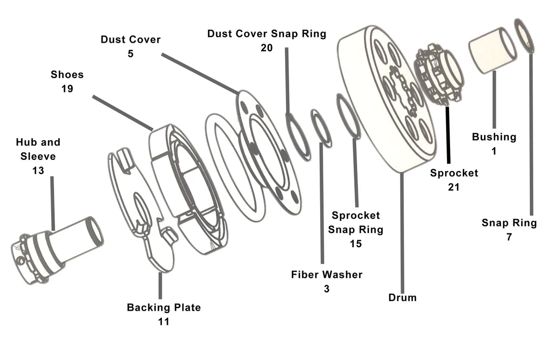 Max Torque Clutch Dust Cover Snap Ring