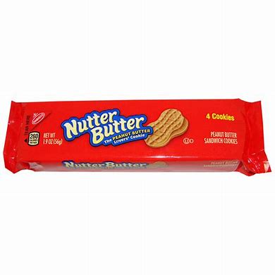 NUTTER BUTTER 4 COOKIES