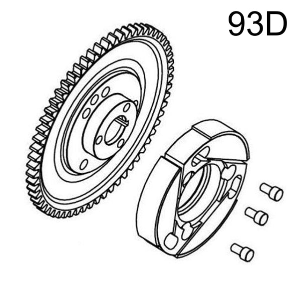 W1750/1MR Mini Rok-Mr3 compl.clutch rotor with gear