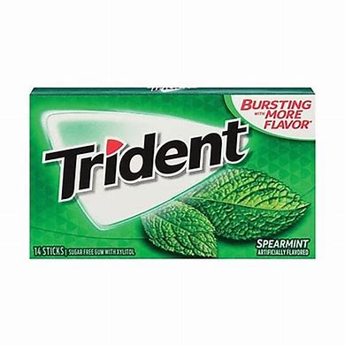 TRIDENT SPEARMINT 14 STICKS