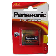 PANASONIC LITHIUM CR-P2 - 6V PAIR