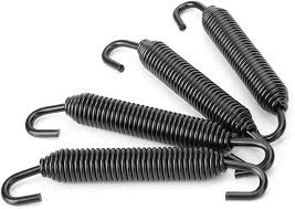 BLACK SWIVEL EXHAUST SPRINGS 55mm