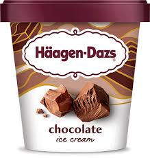 HAAGEN-DAZS ICE CREAM CHOCOLATE