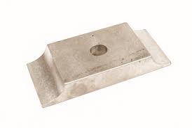 MOTOR MOUNT CLAMP 28mm x 92mm SILVER