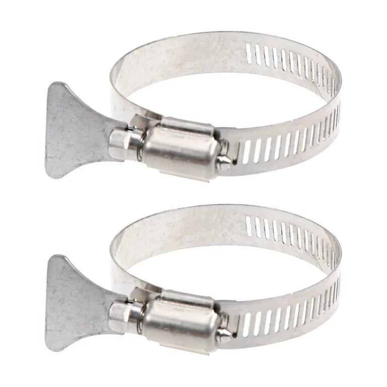 STAINLESS STEEL HOSE CLAMPS WHITH HANDLE - VARIOUS SIZES