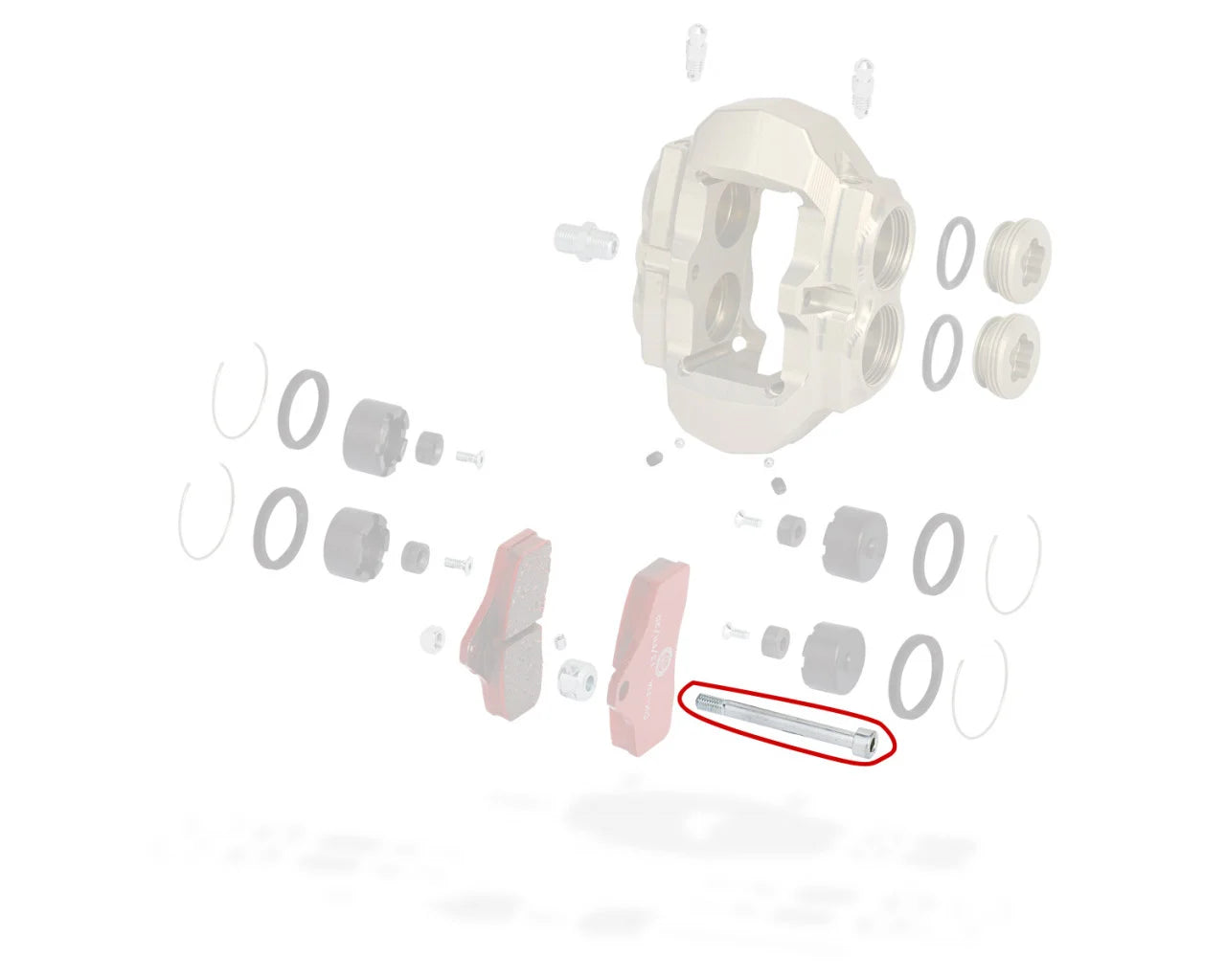 Front pad pin kz BSS 0100.G14