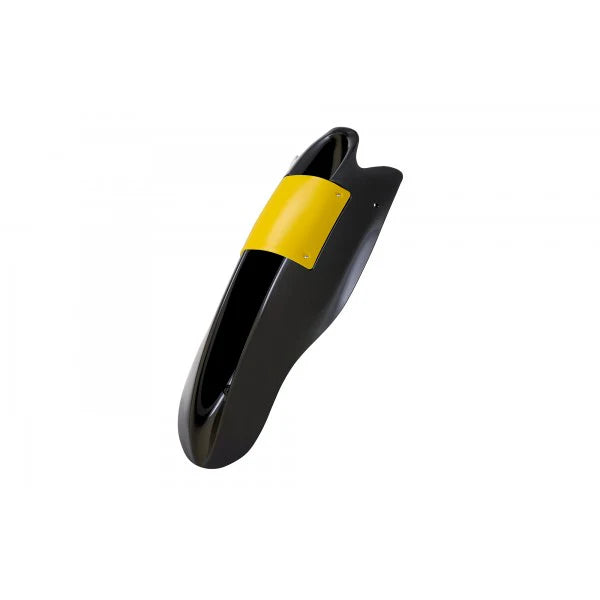 B4 - 0302.GANG M8 Black Glitter front spoiler kit + yellow number plate
