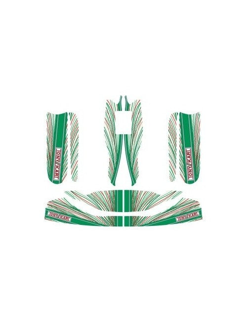 TONY KART COMPLETE STICKERS KIT M10/KG507