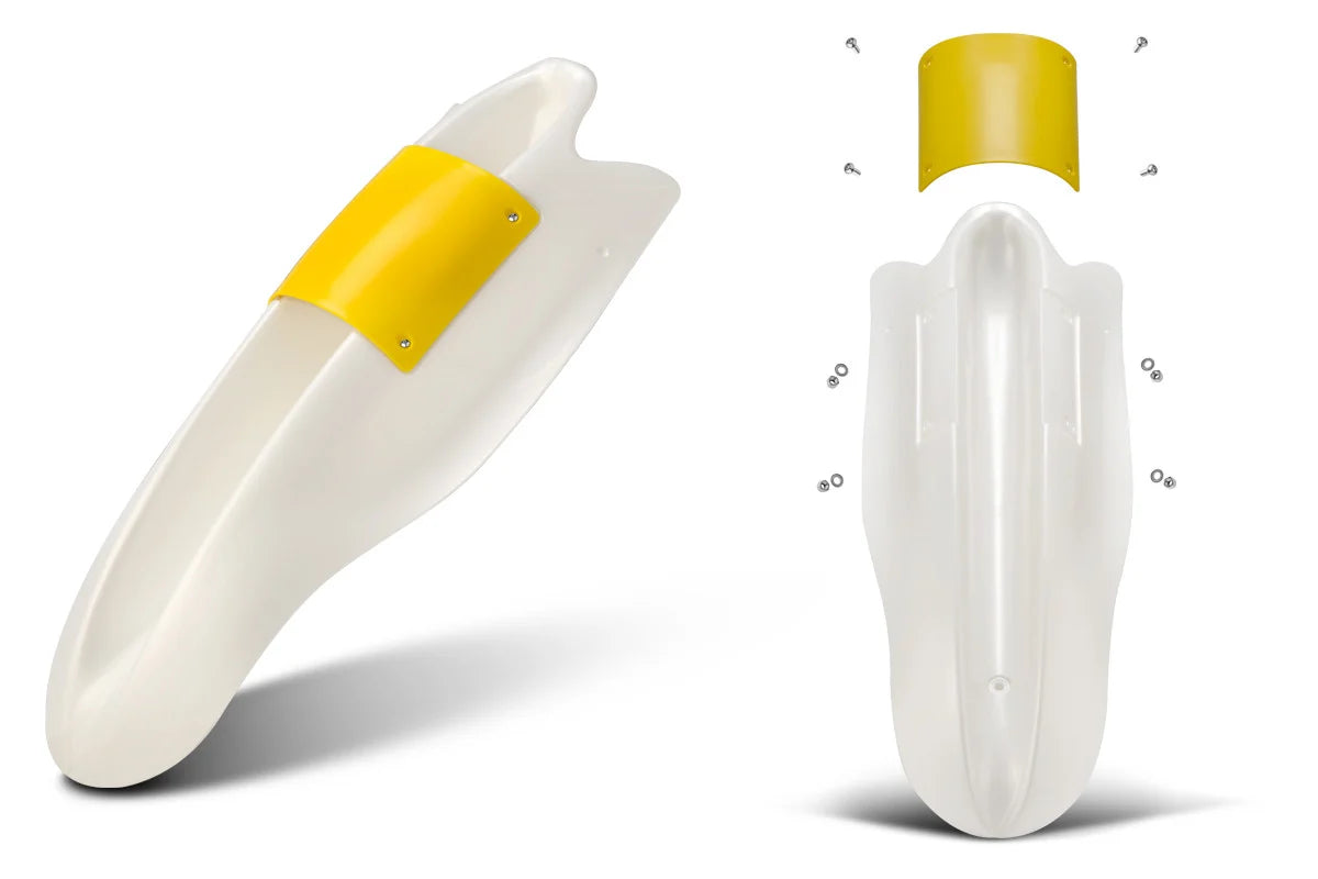 B1 - 0302.G0 M7 Pearl front spoiler kit + yellow number plate