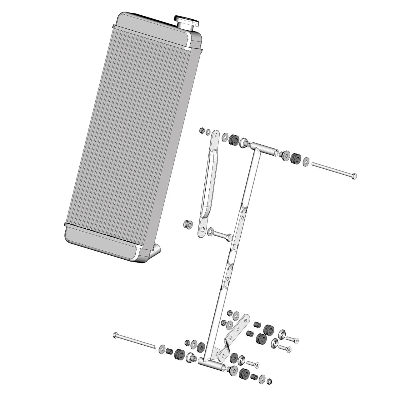 0093.TAB OTK complete radiator 480x196 with support