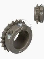 ERGAL AXLE SPROCKET 50MM #428 2-PIECE ALUM