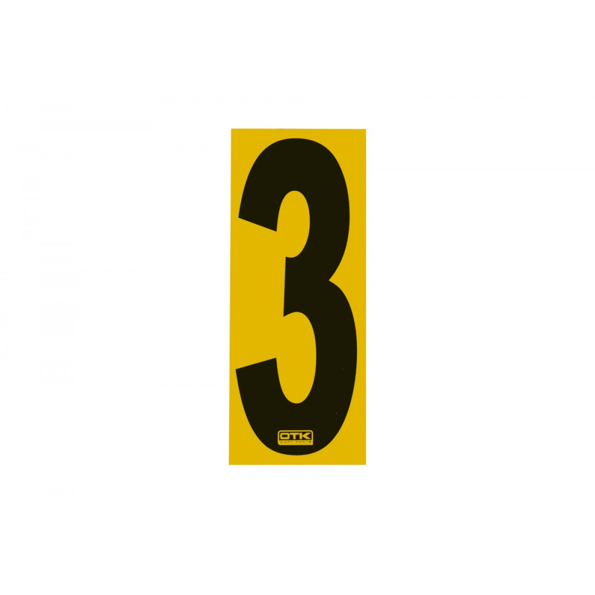 OTK RACE NUMBERS