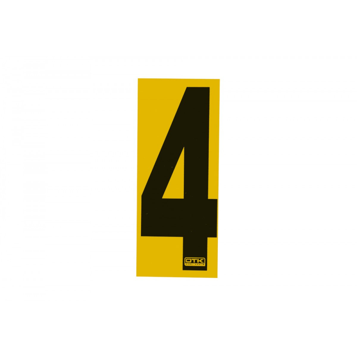 OTK RACE NUMBERS
