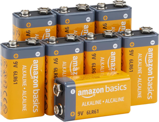 9V ALKALINE BATTERIES AMAZON BASICS