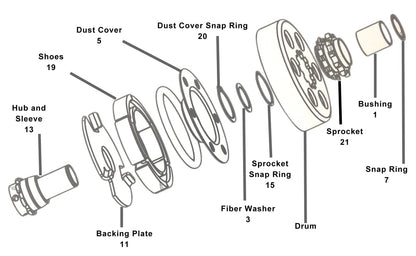 Max Torque Clutch Dust Cover Snap Ring