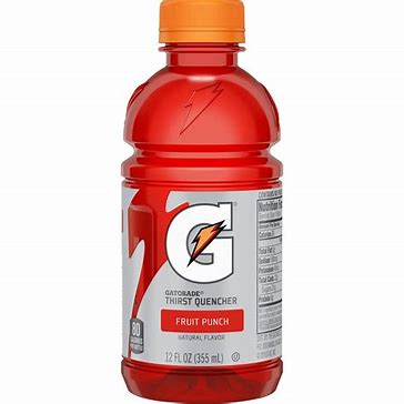 GATORADE FRUIT PUNCH - 12 0Z