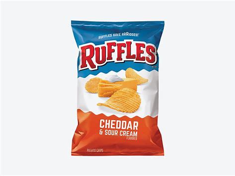 RUFFLES CHEDDAR & SOUR CREAM 1OZ