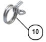 VIPER TWO WIRE CLAMP 11.6-12.3mm