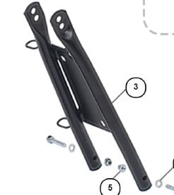 VIPER SUPPORT FOR STEERING COLUMN/FUEL TANK