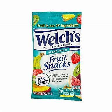 WELCH'S FRUIT SNACK ISLAND FRUITS