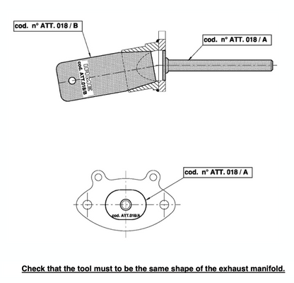 ATT-018/A IAME Swift Exhaust Manifold Gauge